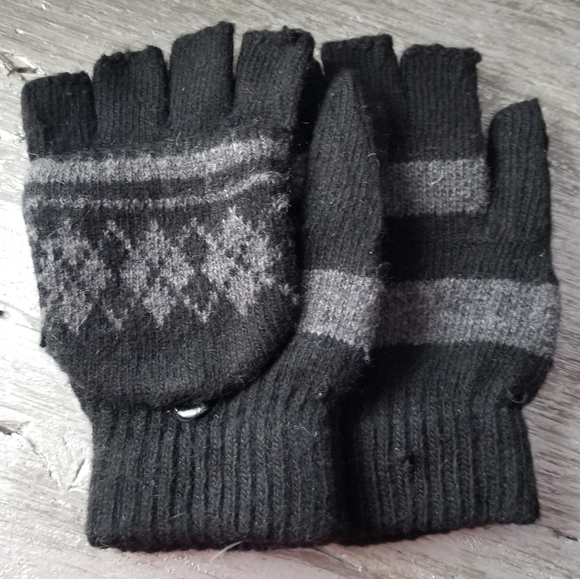Winter fingerless Mittens Gloves - Picture 2 of 8